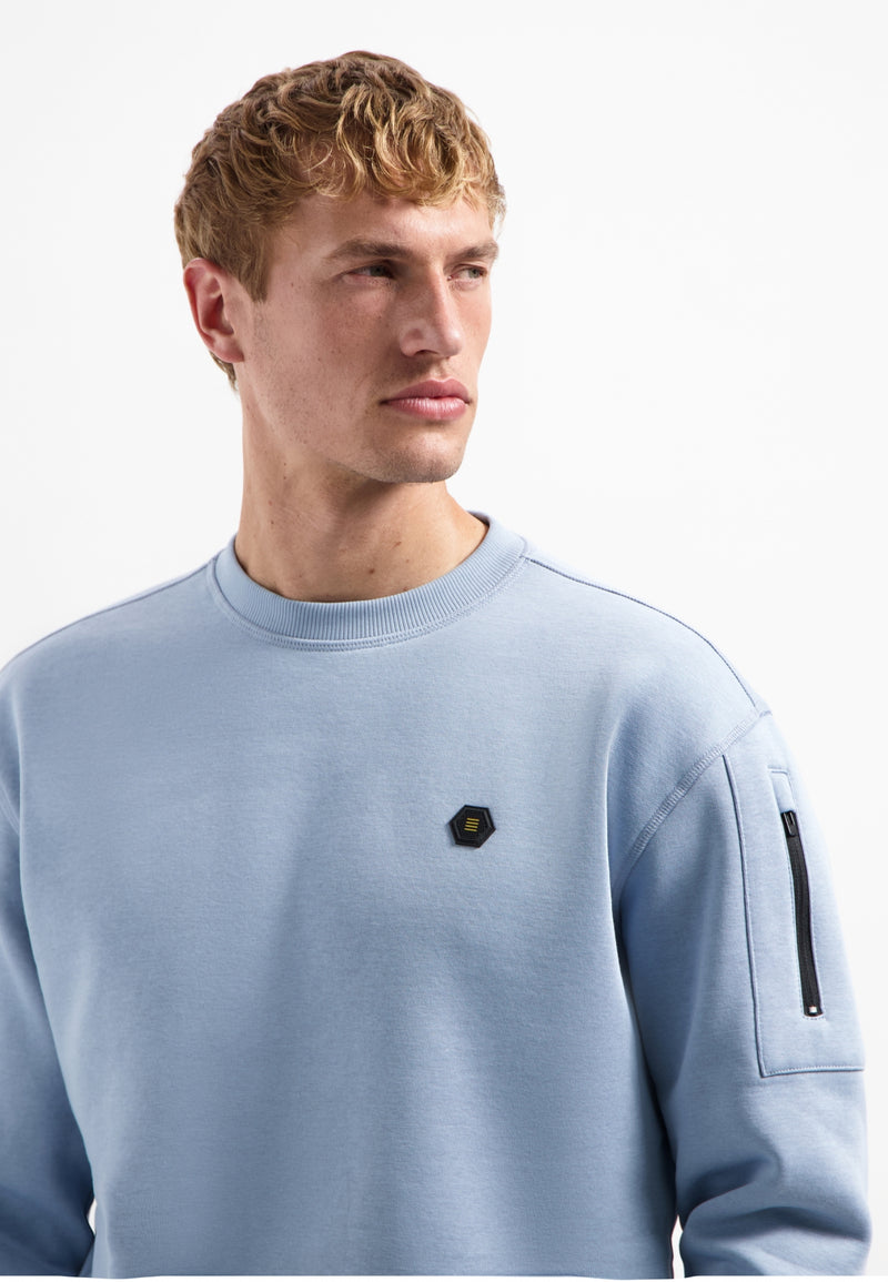 Crewneck sweater | Dusty Blue