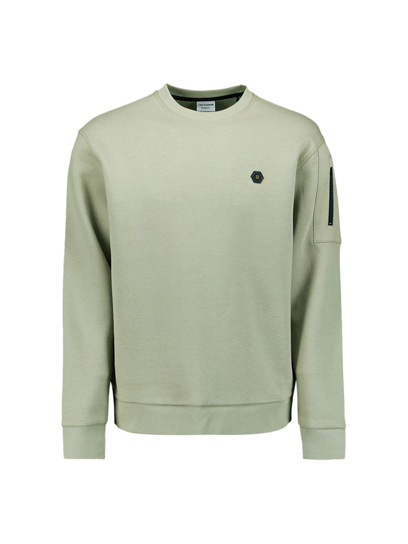Crewneck sweater | Light Moss
