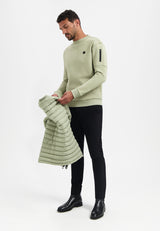 Crewneck sweater | Light Moss