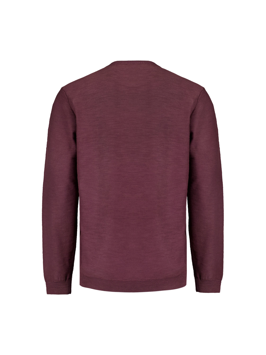 Washed look jumper | Dark Wine