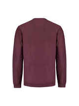 Washed look jumper | Dark Wine