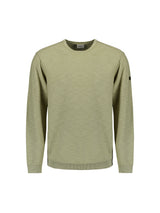Washed look jumper | Light Moss