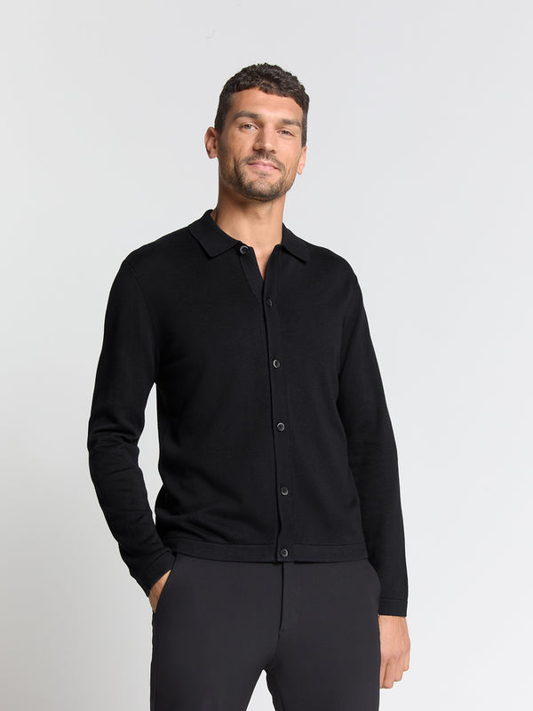 Button-Up cardigan | Black