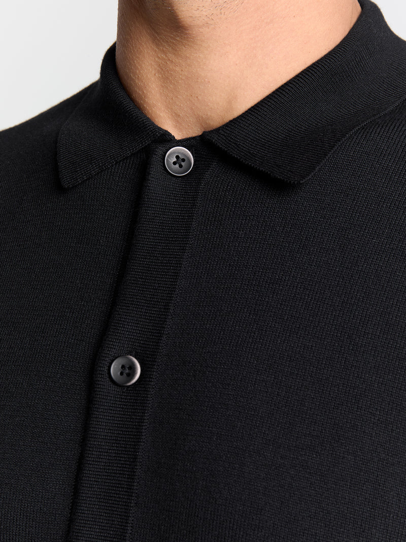 Button-Up cardigan | Black