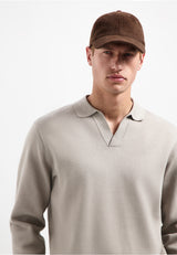 Heavy knit jumper | Clay