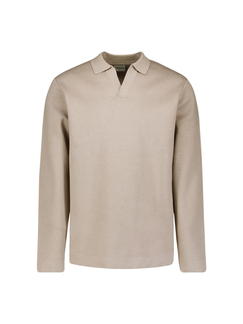 Heavy knit jumper | Clay