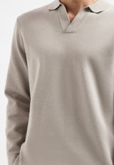 Heavy knit jumper | Clay