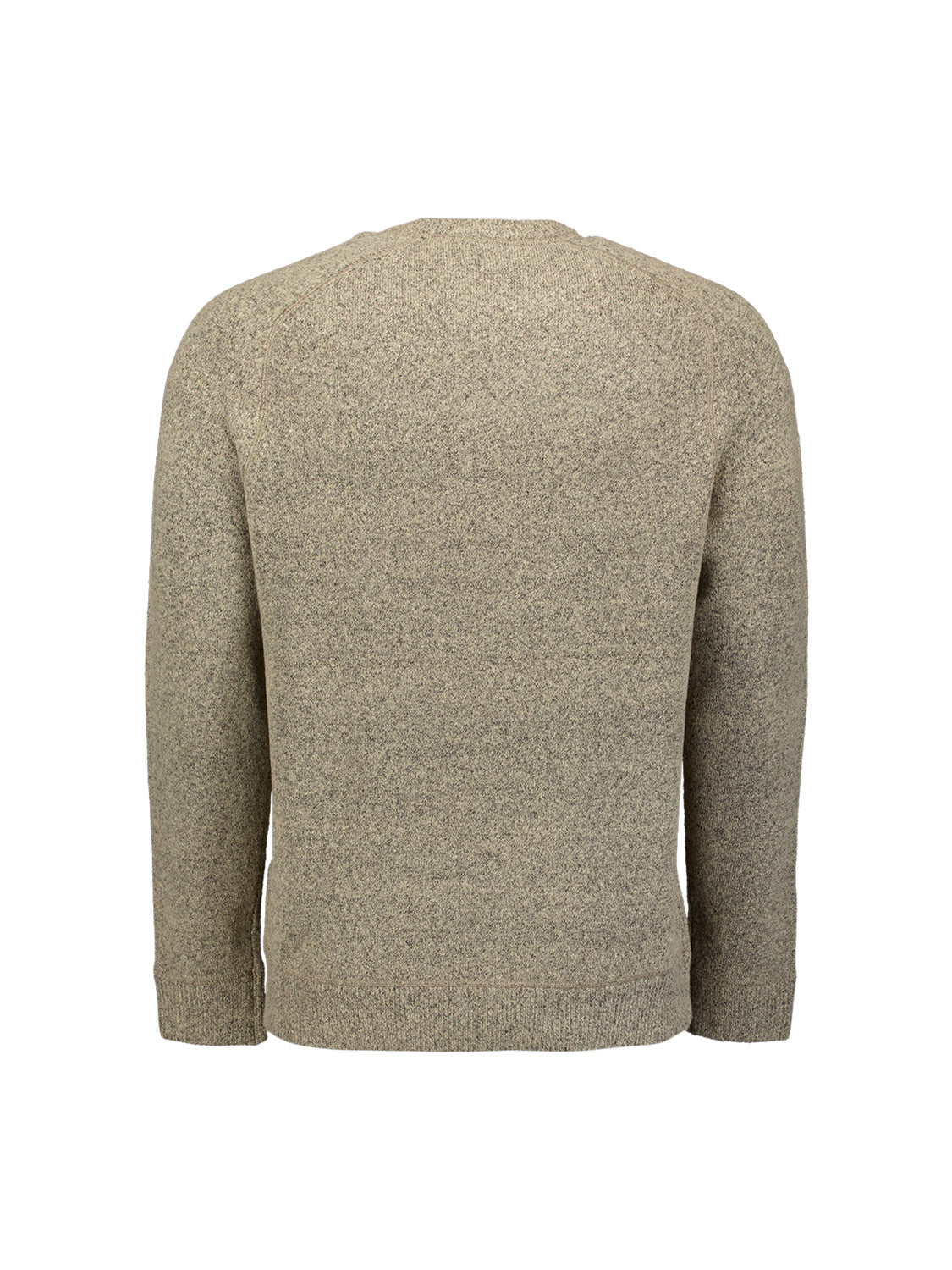 Melange wool jumper | Sand