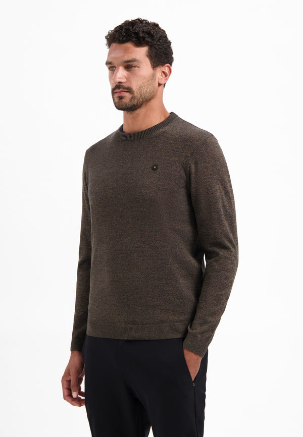 Melange jumper | Taupe