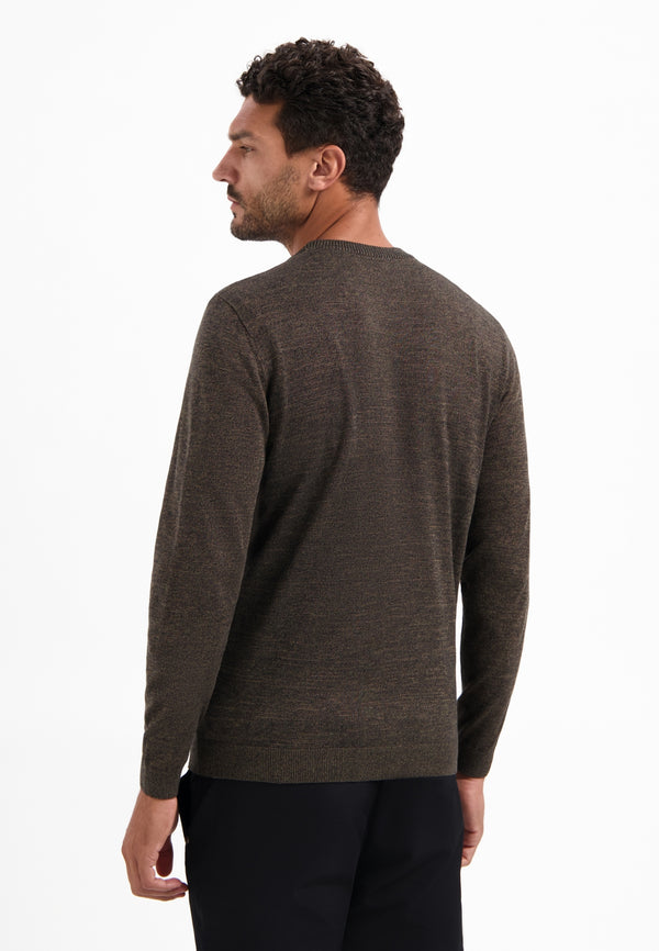 Melange jumper | Taupe
