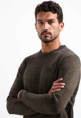 Melange jumper | Taupe
