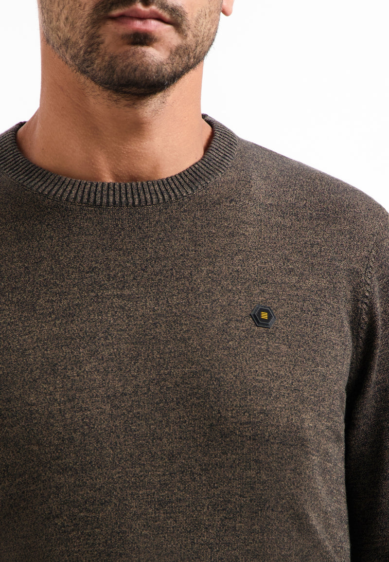 Melange jumper | Taupe