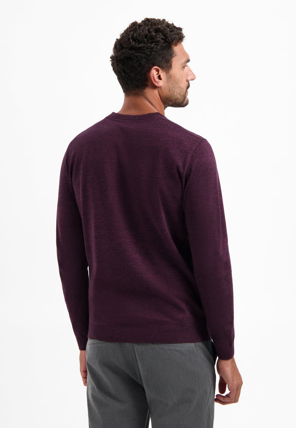 Melange jumper | Dark Wine