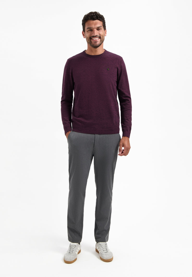 Melange jumper | Dark Wine