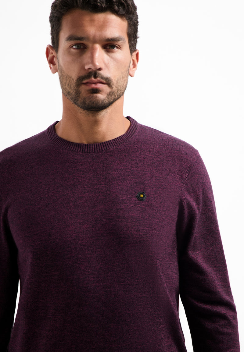 Melange jumper | Dark Wine