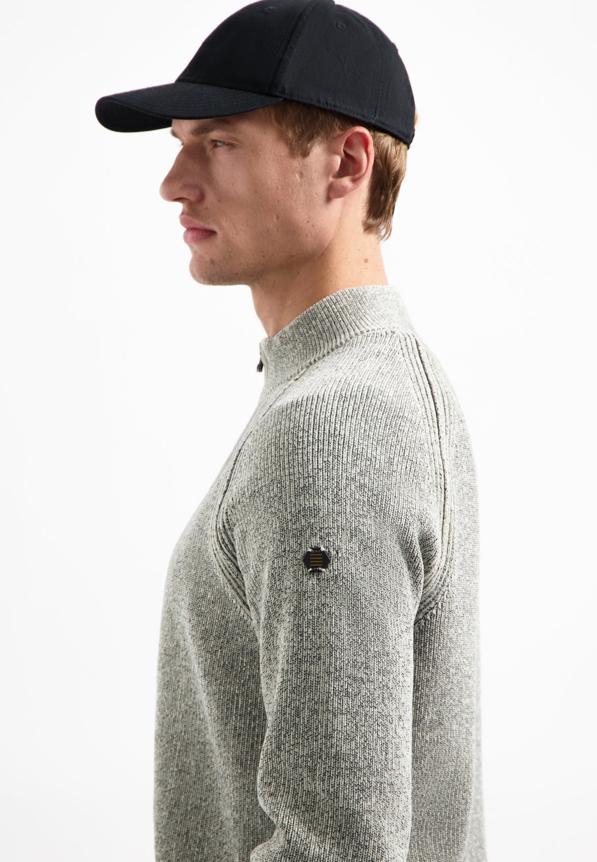 Half-zip melange jumper | Kit