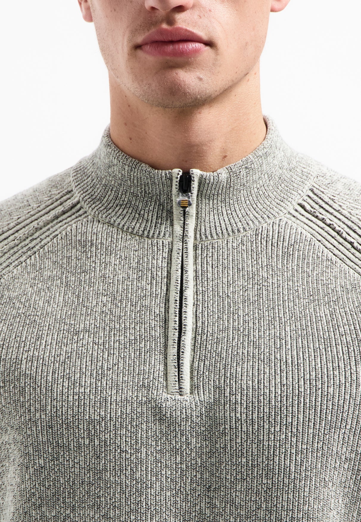Half-zip melange jumper | Kit