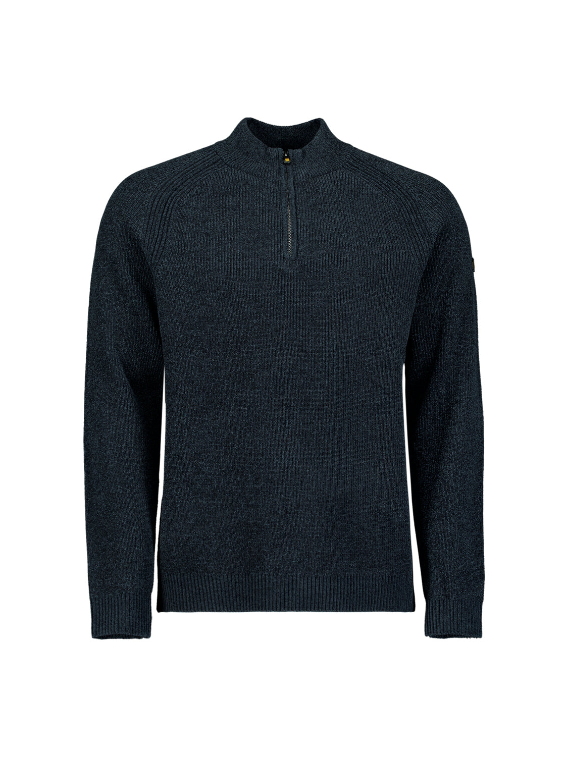 Half-zip melange jumper | Night