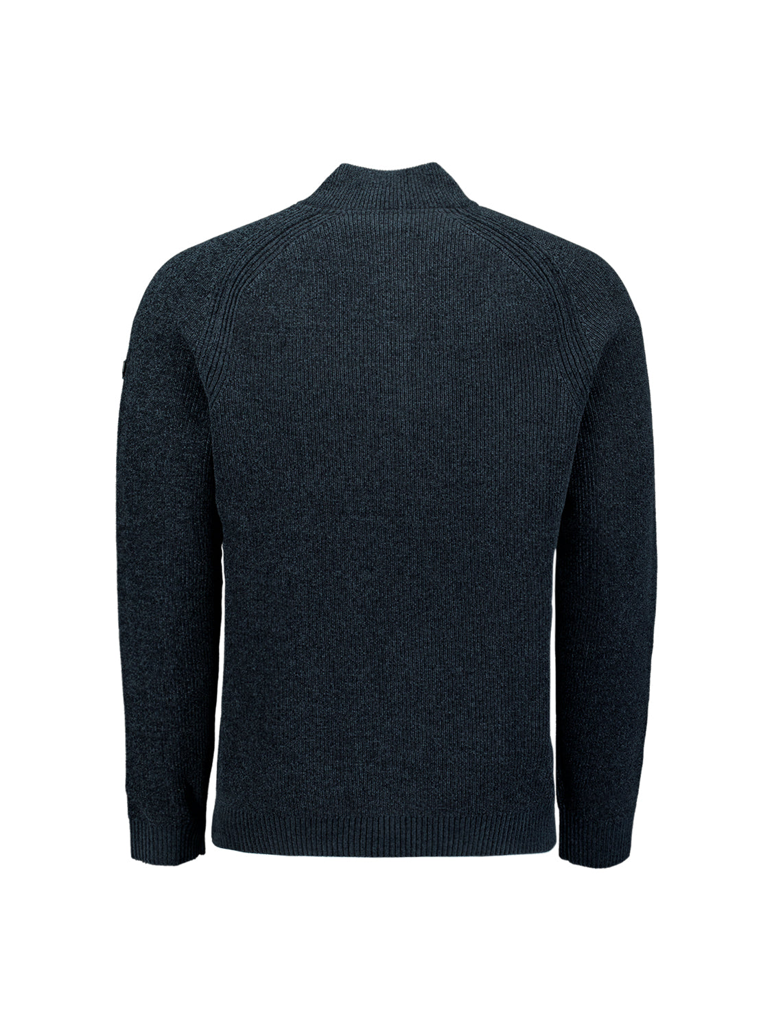 Half-zip melange jumper | Night