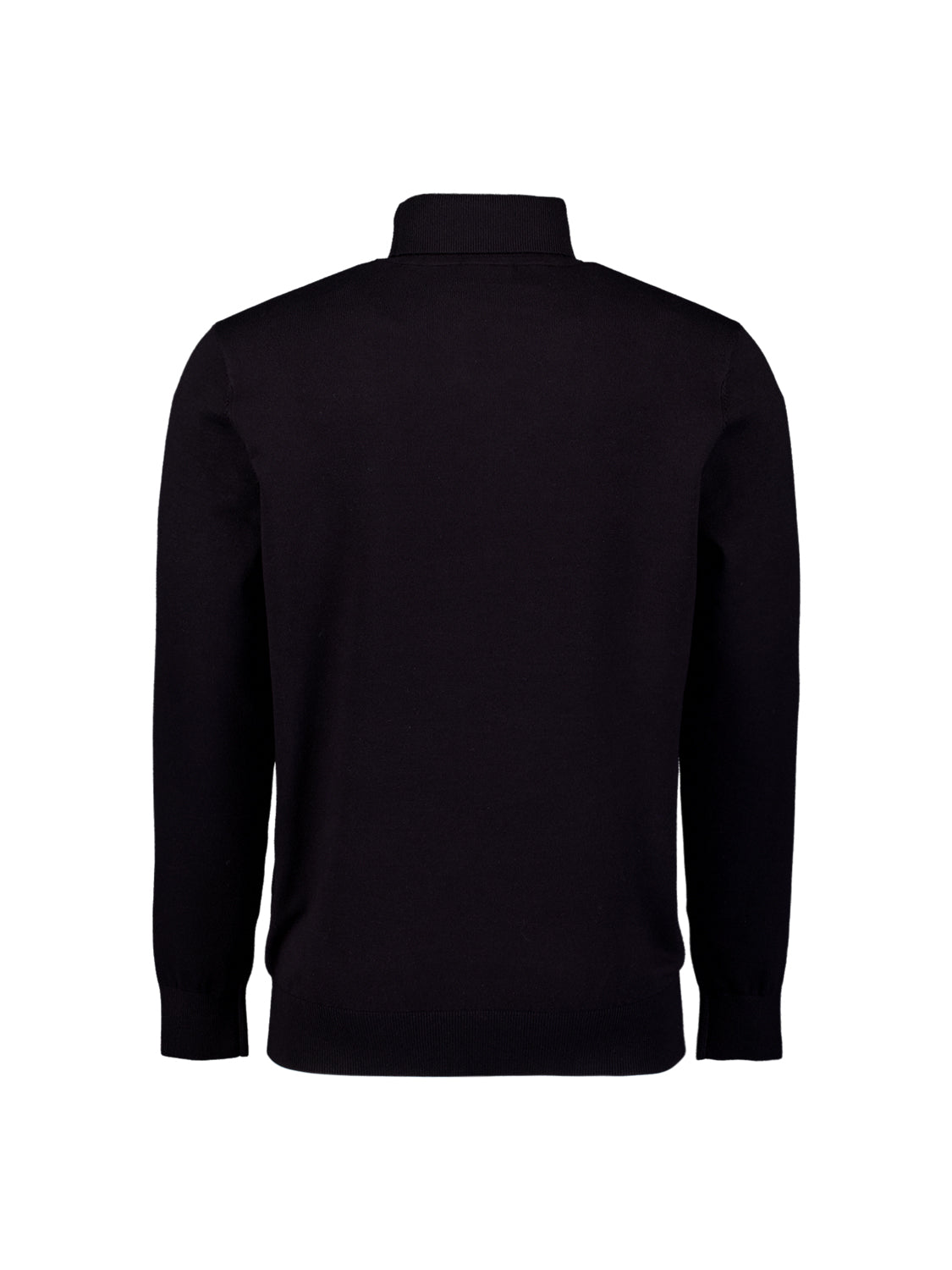 Melange Turtleneck jumper | Black