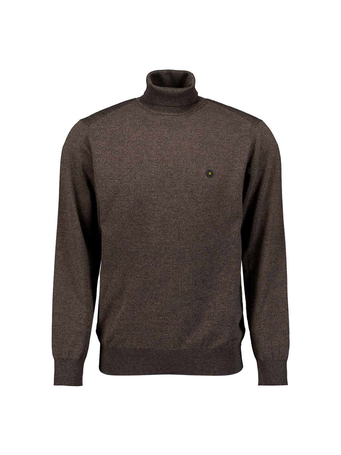 Melange Turtleneck jumper | Taupe