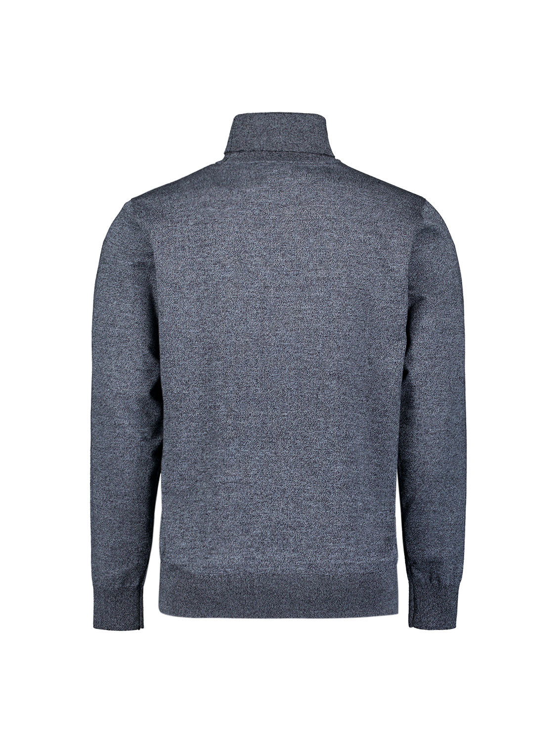 Melange Turtleneck jumper | Dusty Blue