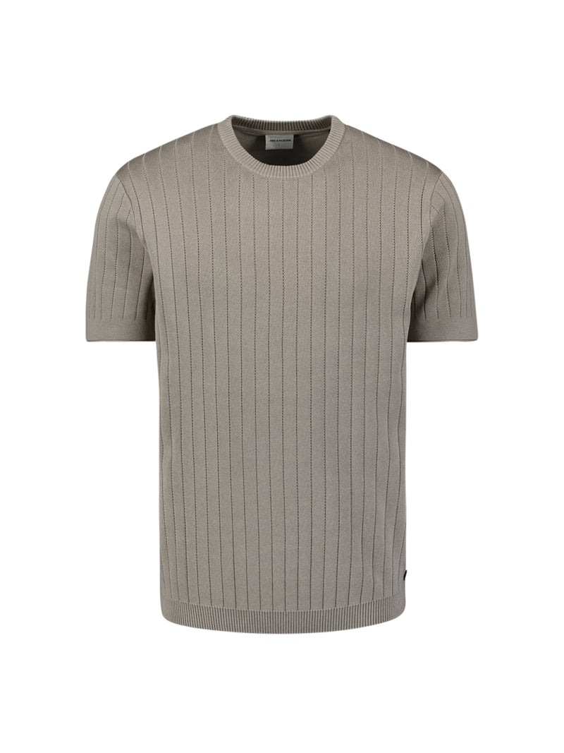 Knitted T-Shirt | Clay