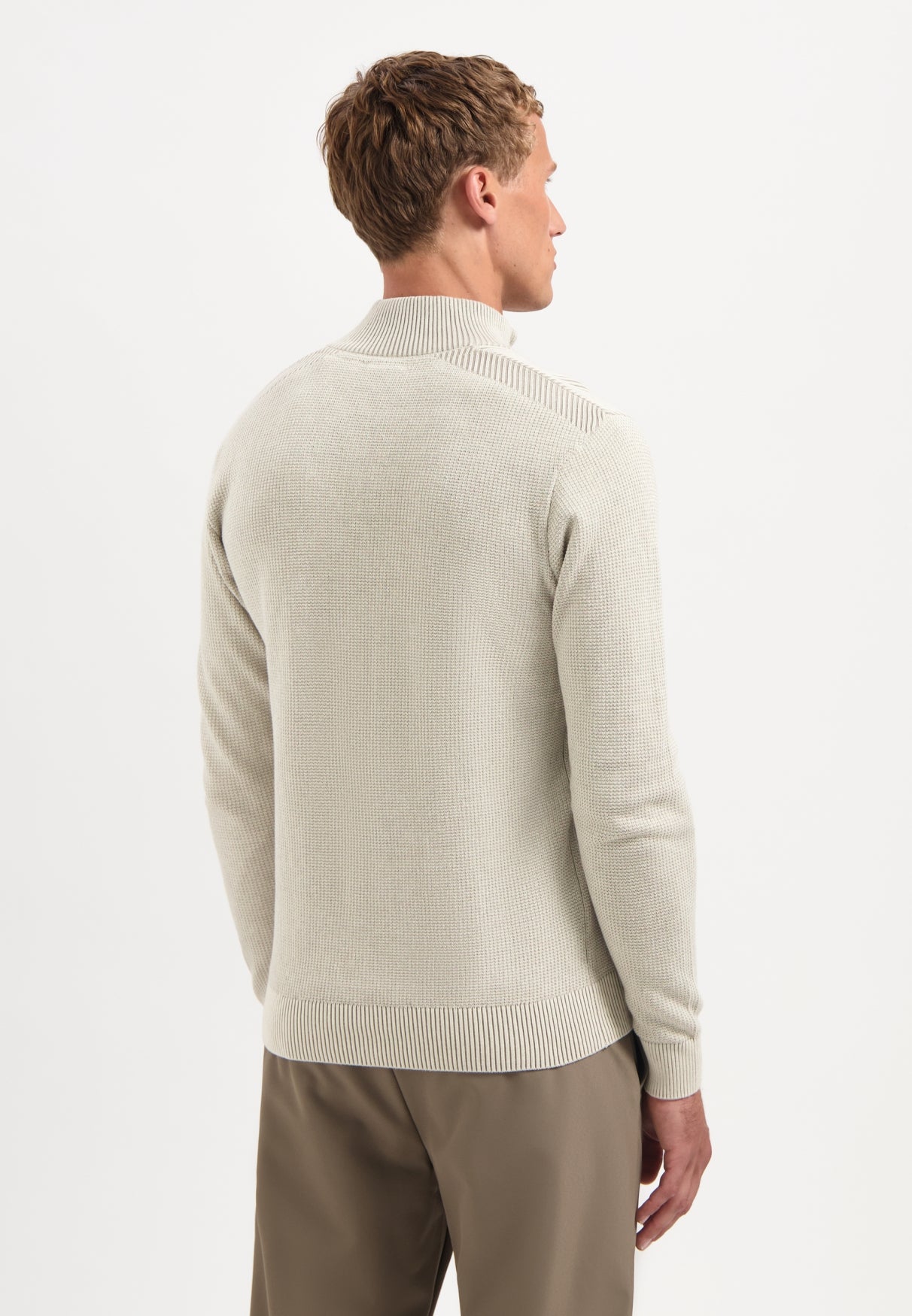 Textured half-zip jumper | Kit
