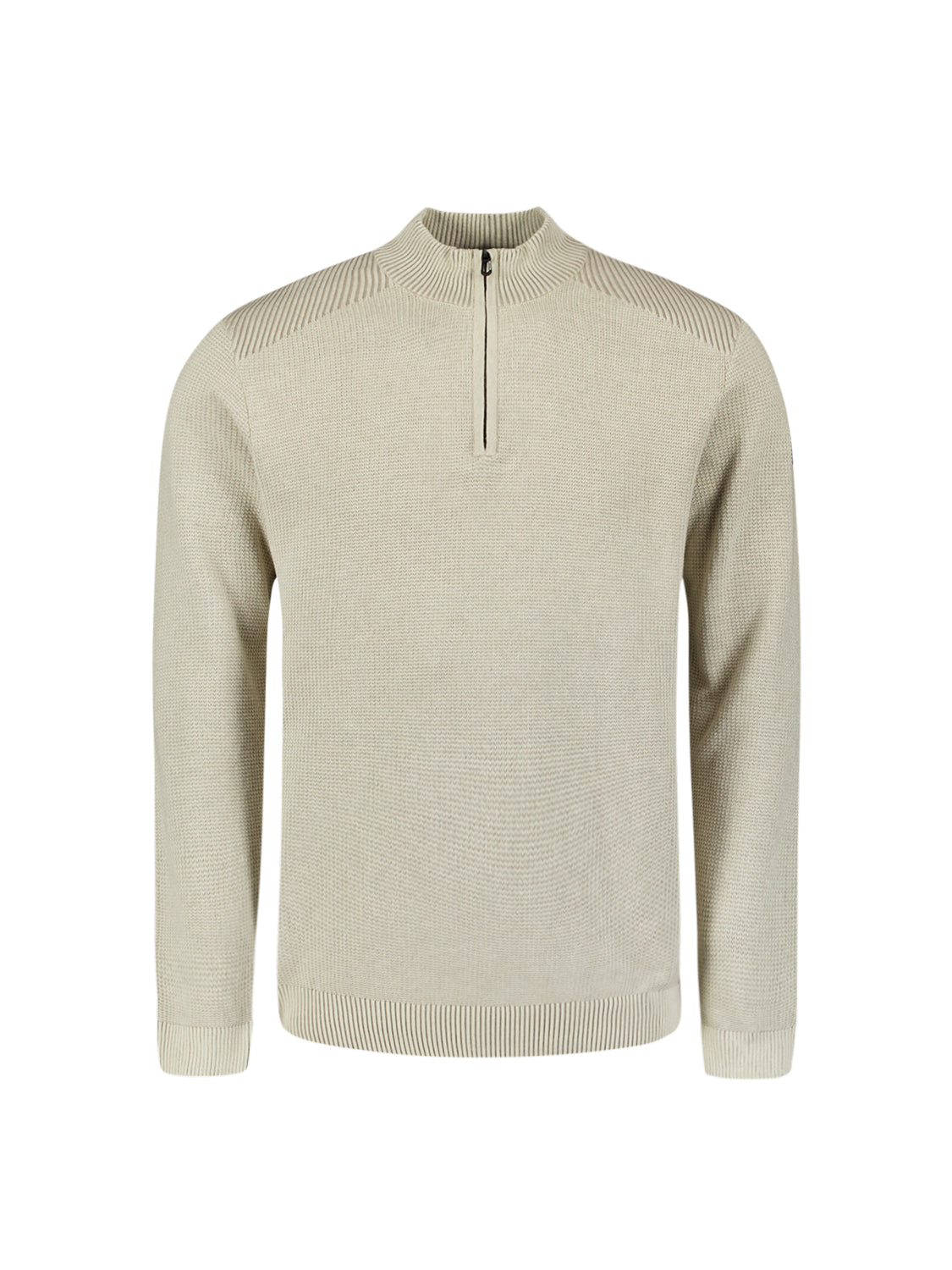 Textured half-zip jumper | Kit