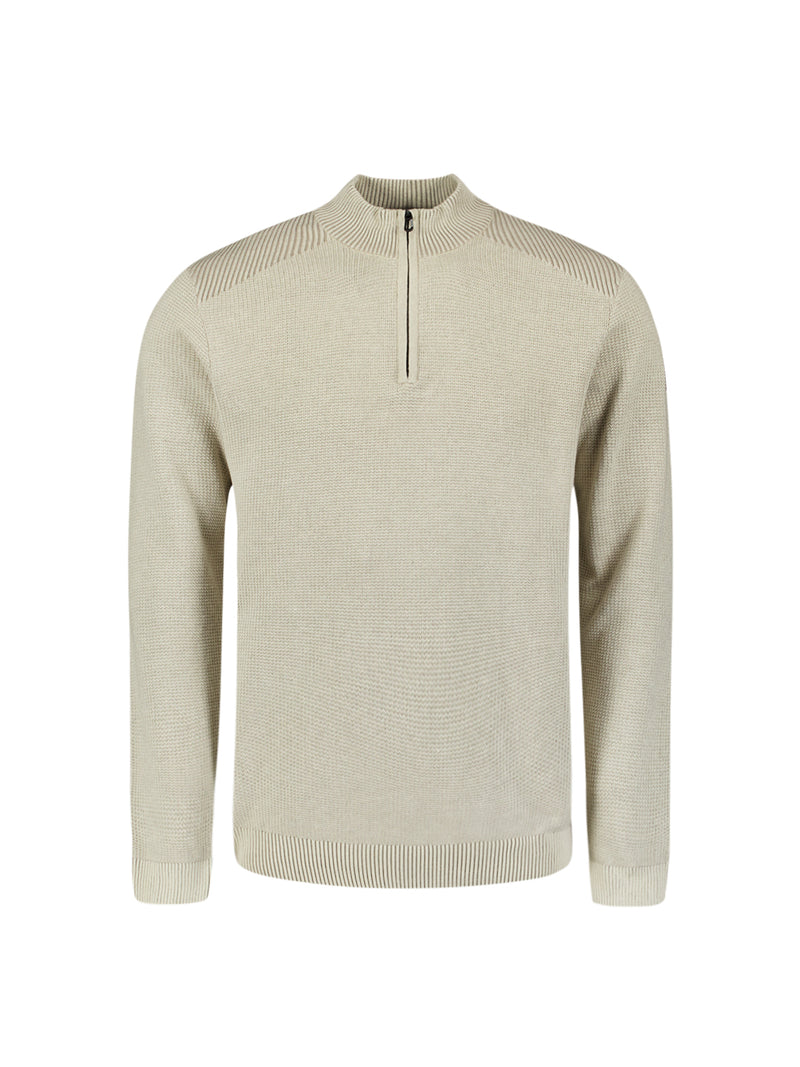 Textured half-zip jumper | Kit