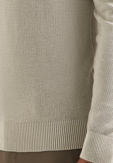 Textured half-zip jumper | Kit