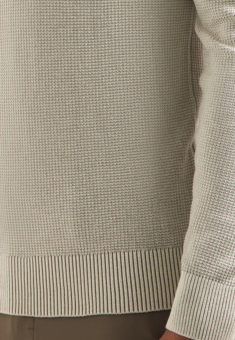 Textured half-zip jumper | Kit