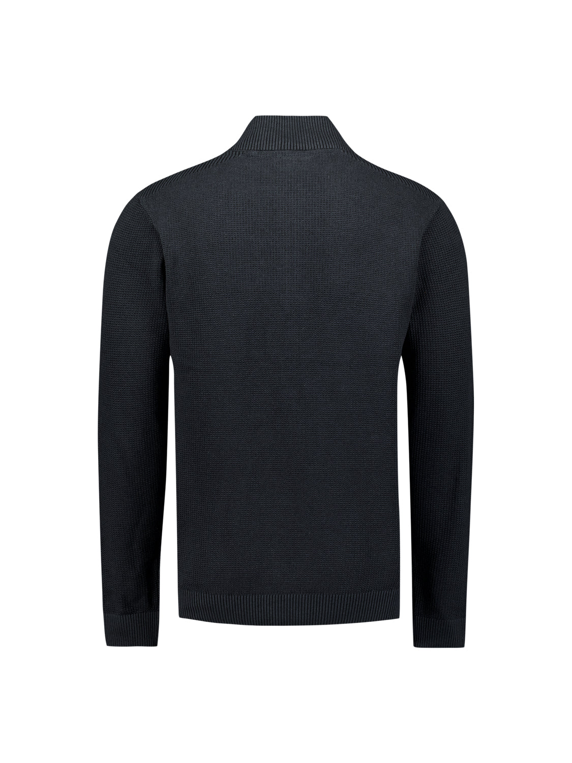 Textured half-zip jumper | Night