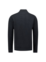 Textured half-zip jumper | Night