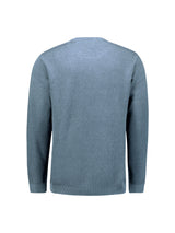 Shoulder rib jumper | Dusty Blue