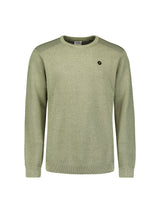 Shoulder rib jumper | Light Moss