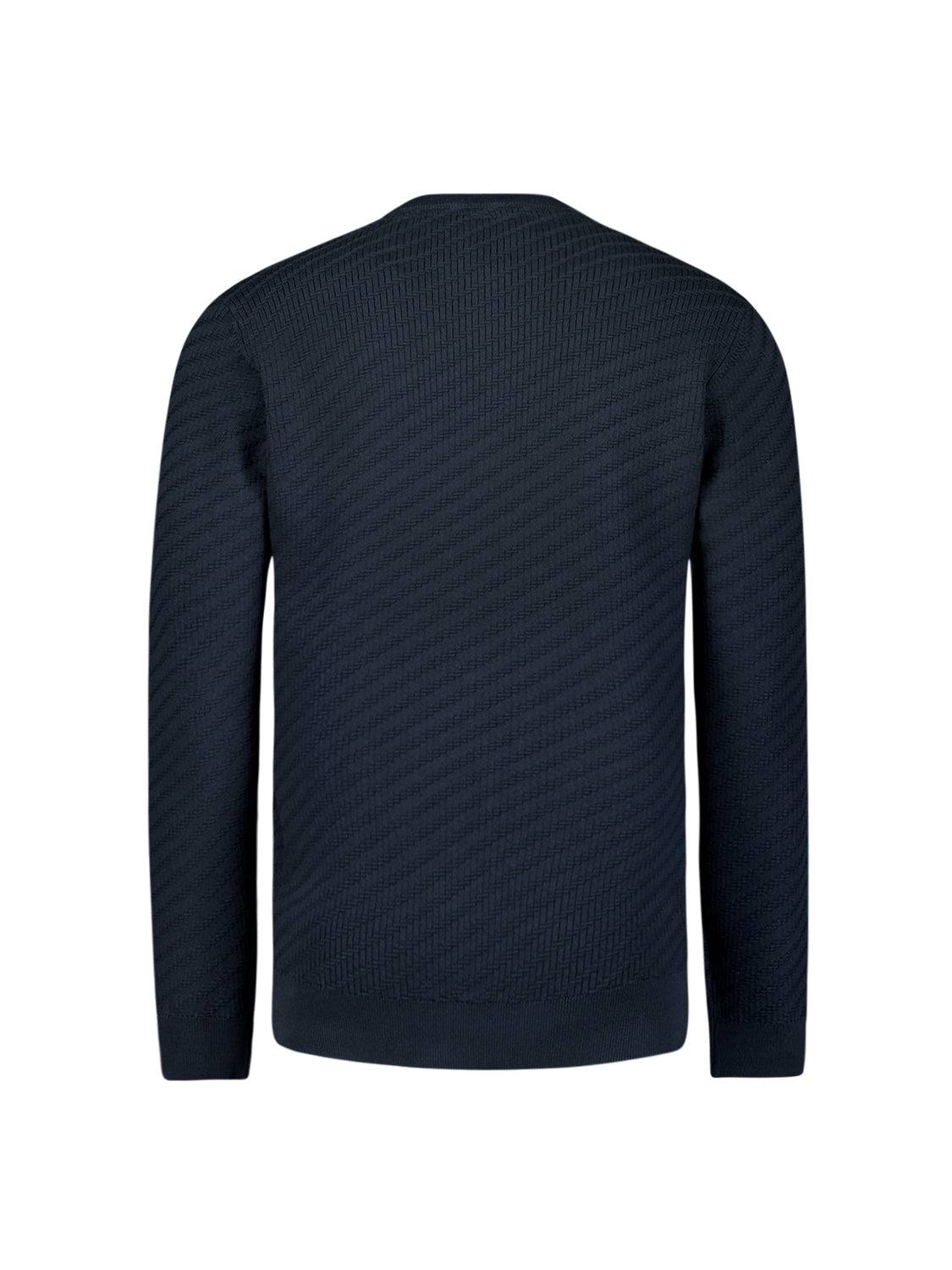 Diagonal knit jumper | Night