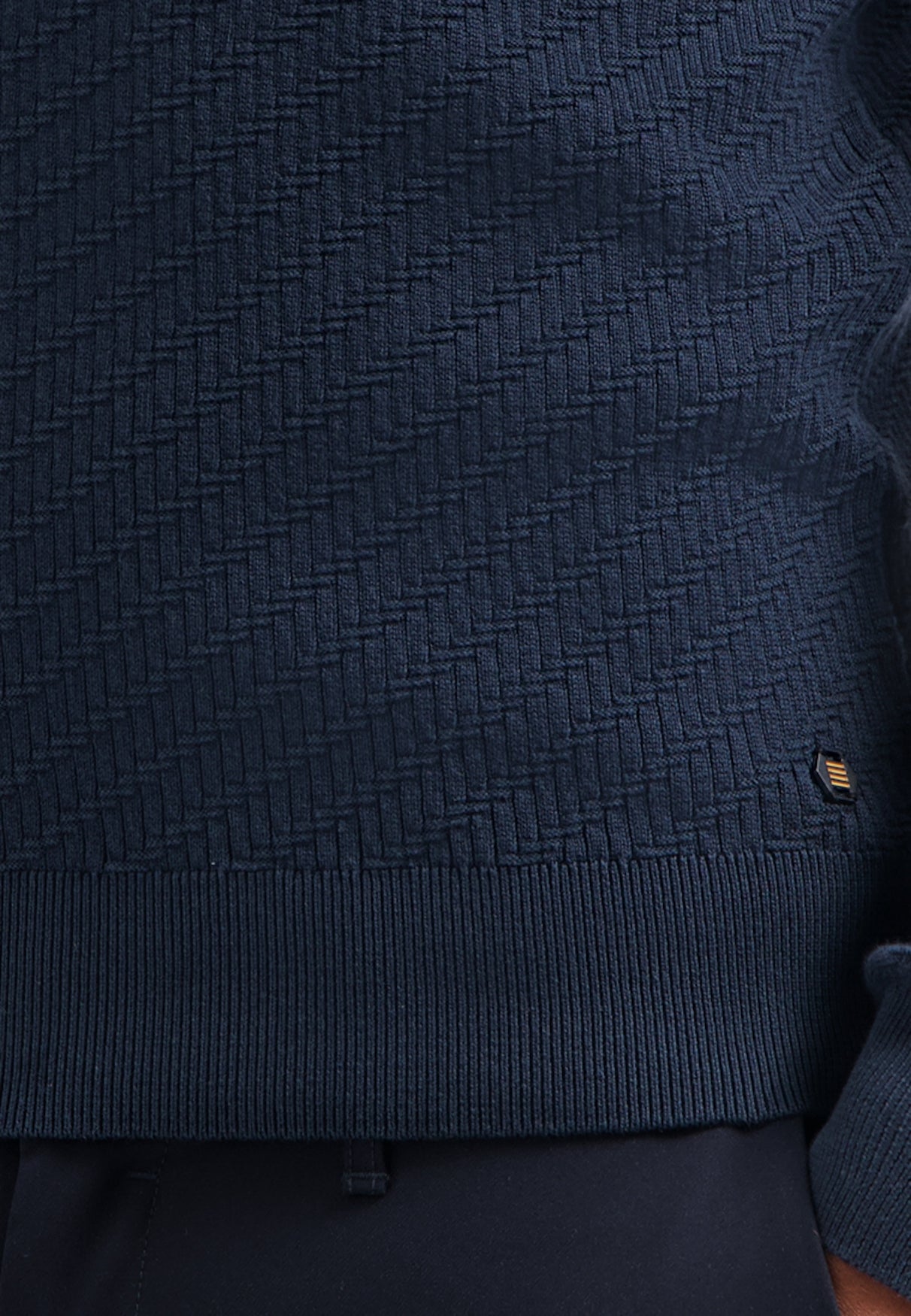 Diagonal knit jumper | Night