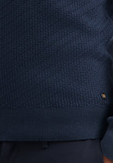 Diagonal knit jumper | Night