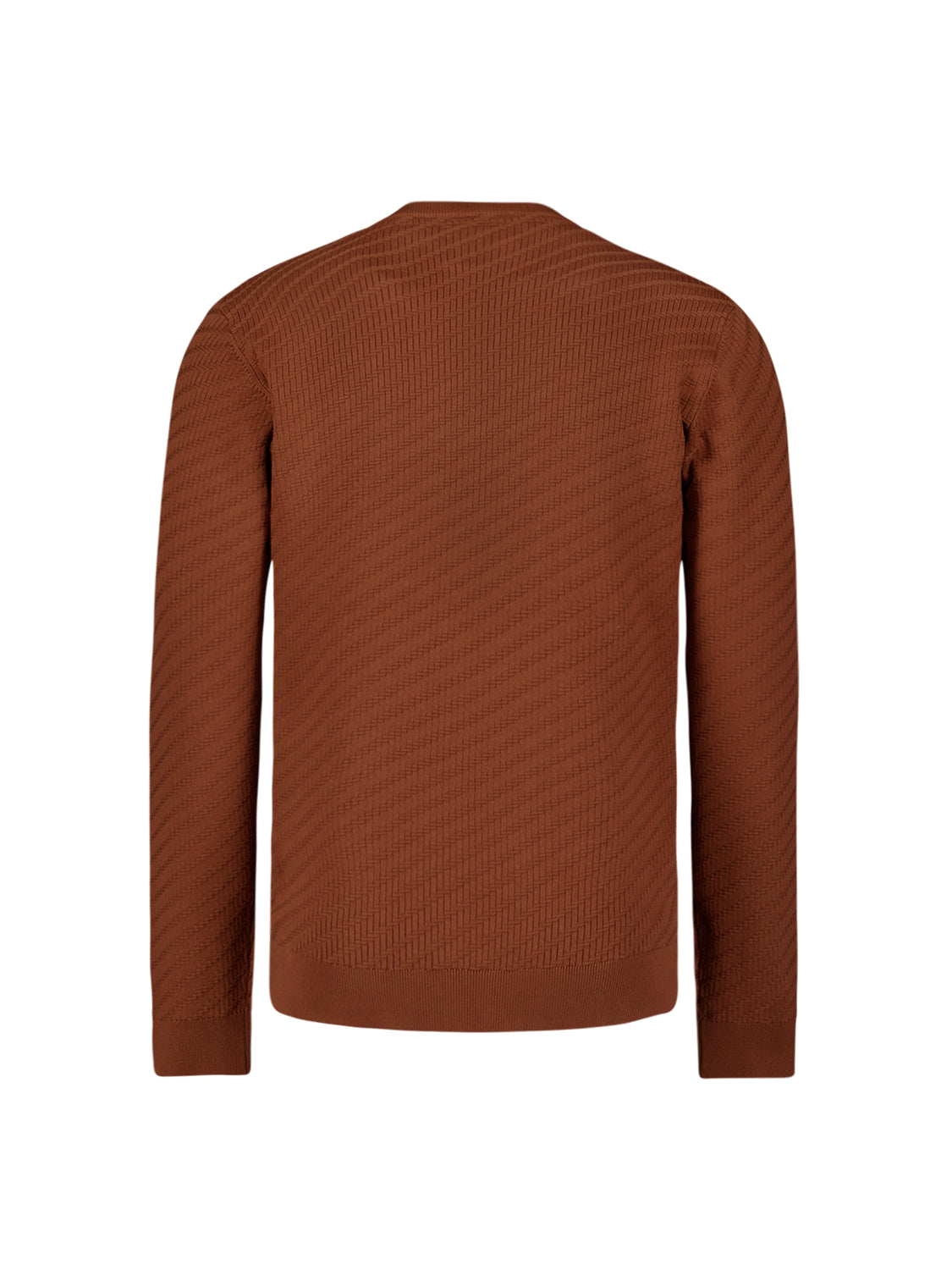 Diagonal knit jumper | Terra