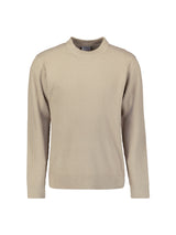 Ribbed jumper | Sand
