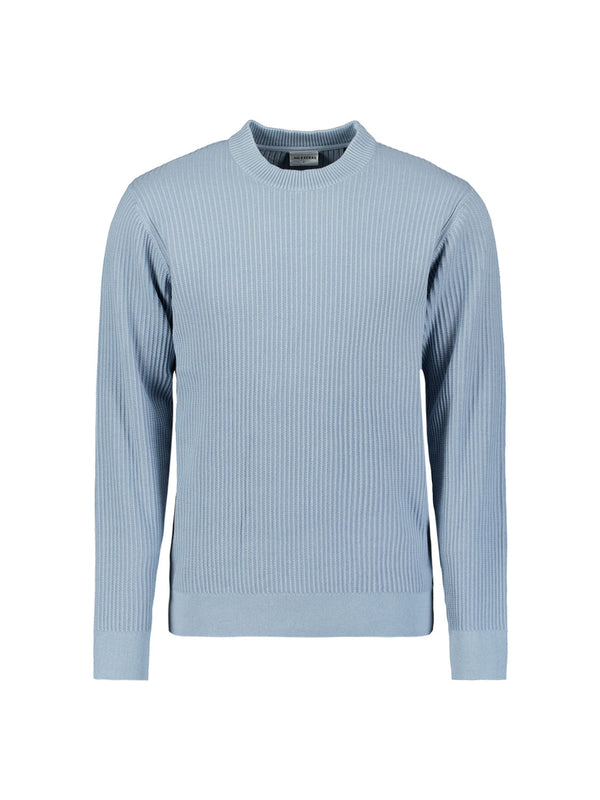Ribbed jumper | Dusty Blue