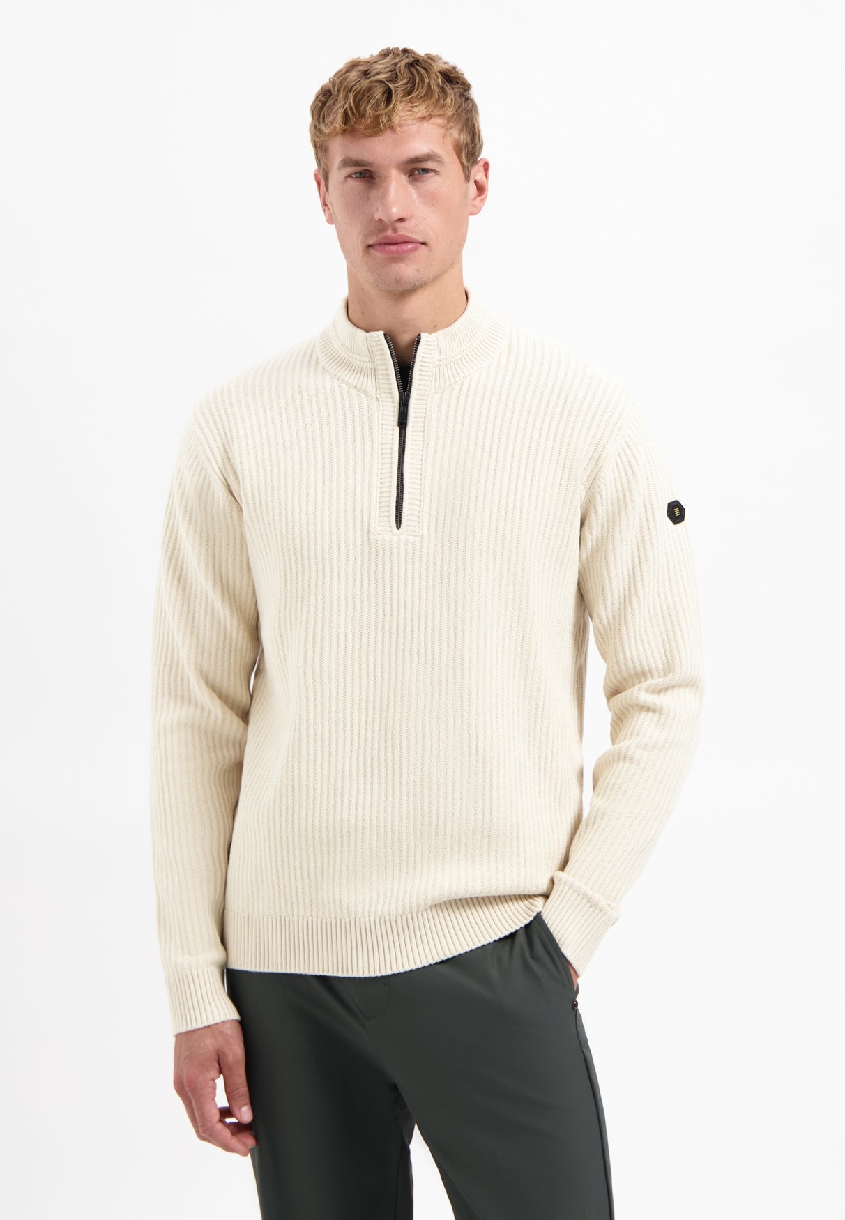 Heavy rib knitted jumper | Kit
