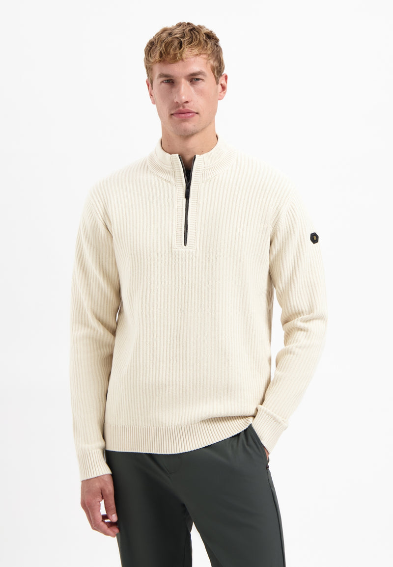 Heavy rib knitted jumper | Kit