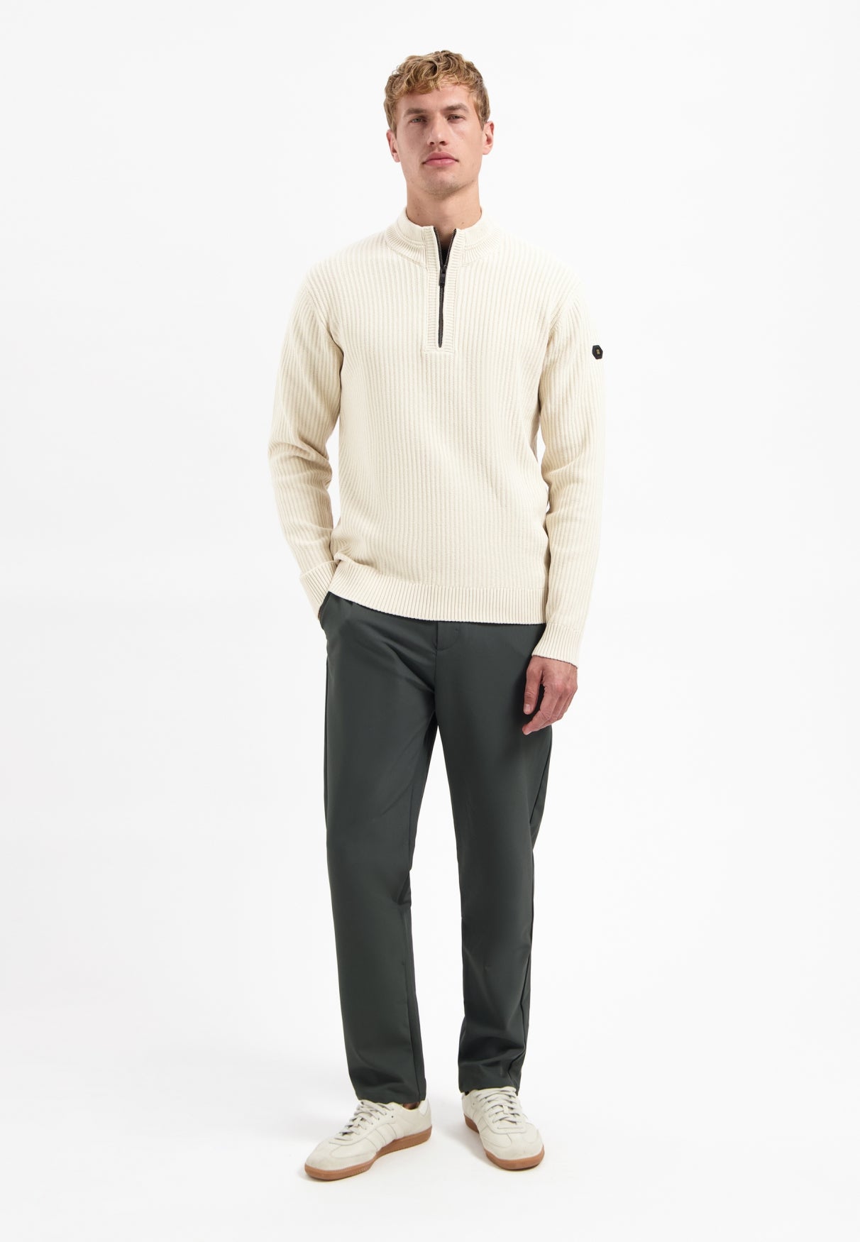 Heavy rib knitted jumper | Kit