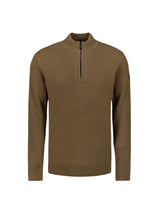 Heavy rib knitted jumper | Taupe