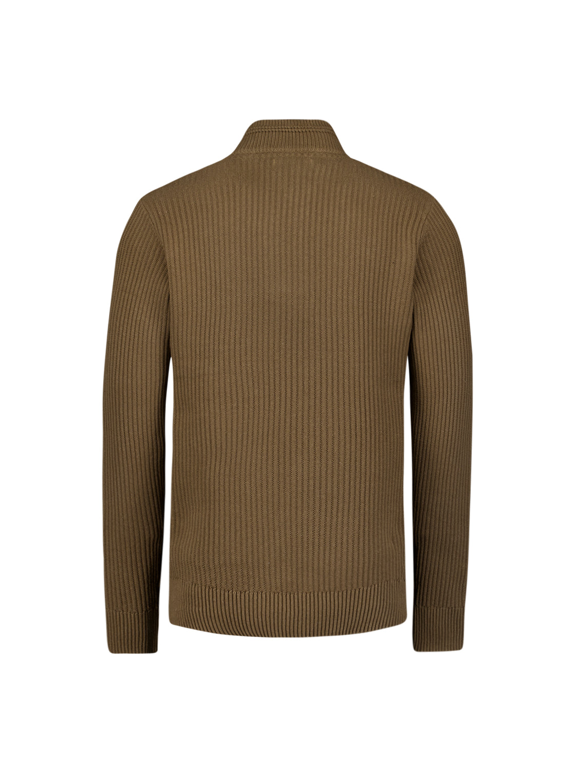 Heavy rib knitted jumper | Taupe