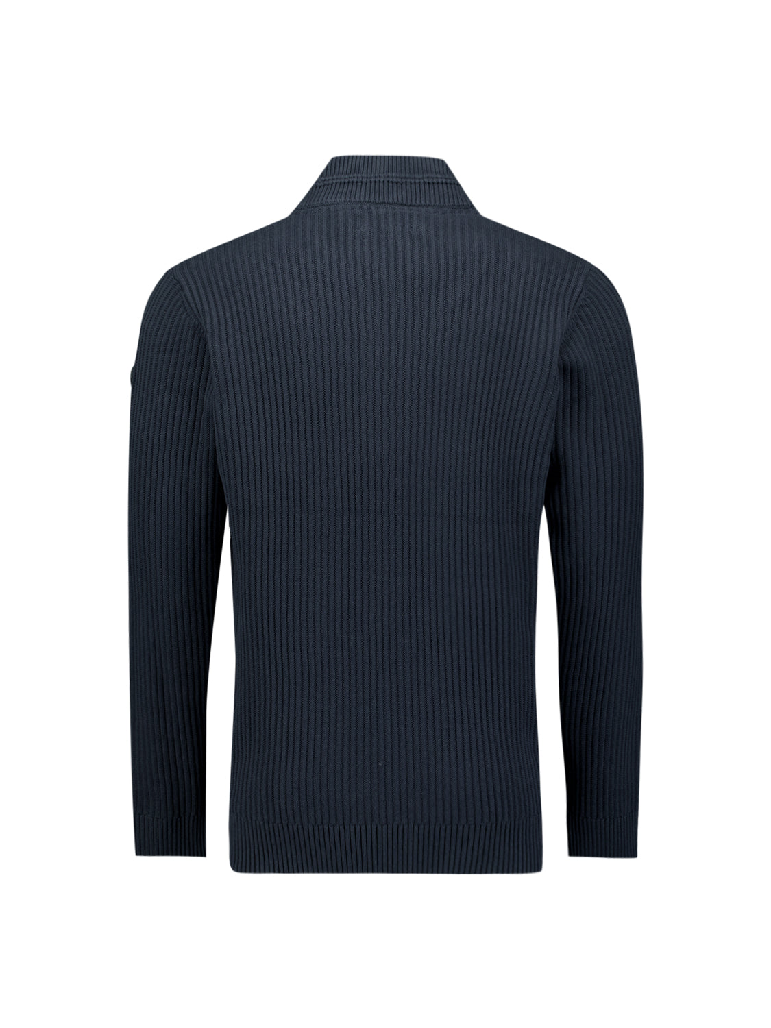 Heavy rib knitted jumper | Night