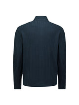Knitted zip-up cardigan | Night