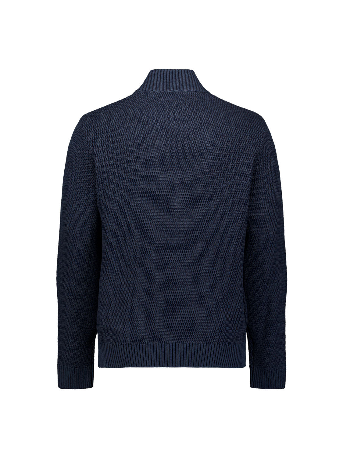 Heavy melange knitted cardigan | Night